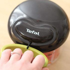Tefal Siyah 900 ml Manual Rondo 0.9 lt Kapasiteli Doğrayıcı Sarı/Siyah