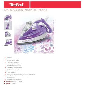 Tefal Supergliss FV4492 Pembe 2300W Buharlı Ütü