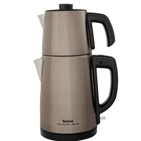 Tefal Tea Expert Deluxe Şampanya Çelik Demlikli Çay Makinesi