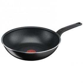 Tefal Titanyum 1X SimplyClean 28 cm Tek Saplı Siyah Difüzyon Tabanlı Wok Tava