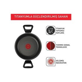 Tefal Titanyum 3X 20 cm Force Sahan