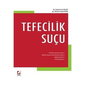 Tefecilik Suçu - Samet Can Olgaç Ahmet Cemal Ruhi