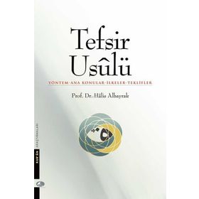 TEFSIR USULÜ - HALIS ALBAYRAK