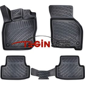 Tegin Audi A3 2022 3D Siyah Havuzlu Paspas
