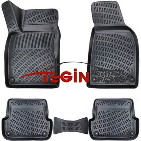 Tegin Audi A4 B7 2006 3D Siyah Havuzlu Paspas