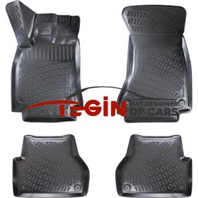 Tegin Audi A4 B8 2010 3D Siyah Havuzlu Paspas