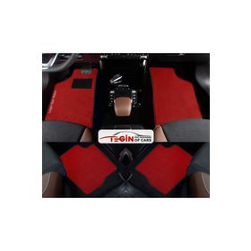 Tegin Audi A5 Sportback 2009-2016 Prime Siyah Halı Kırmızı Kenar Halı Oto Paspas