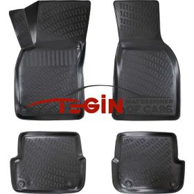 Tegin Audi A6 C6 2007 3D Siyah Havuzlu Paspas