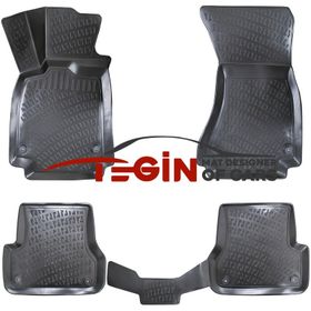 Tegin Audi A6 C7 2013 3D Siyah Havuzlu Paspas
