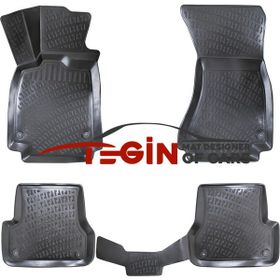 Tegin Audi A6 C7 2013 3D Siyah Havuzlu Paspas