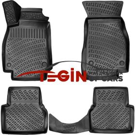 Tegin Audi A6 C8 2018 Sonrası 3D Siyah Havuzlu Paspas
