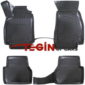 Tegin Audi A7 2021 3D Siyah Havuzlu Paspas