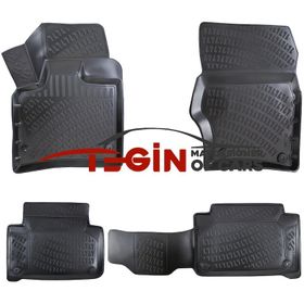 Tegin Audi Q7 2016 3D Siyah Havuzlu Paspas
