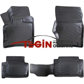 Tegin Audi Q7 2016 3D Siyah Havuzlu Paspas