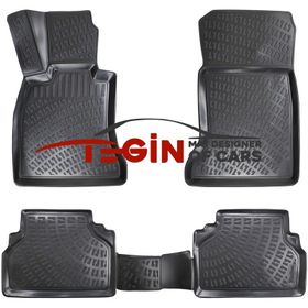Tegin Bmw 7 serisi F01 2012 3D Siyah Havuzlu Paspas