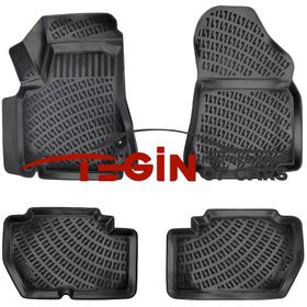 Tegin Citroen Berlingo 110 HP 2016 3D Siyah Havuzlu Paspas