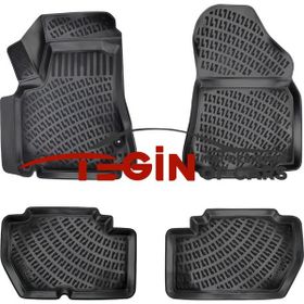 Tegin Citroen Berlingo 110 HP 2016 3D Siyah Havuzlu Paspas
