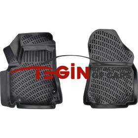 Tegin Citroen Berlingo Panelvan 2 Parça 2015 3D Siyah Havuzlu Paspas