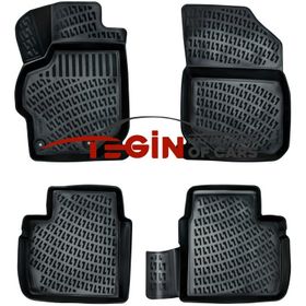 Tegin Citroen C-Elysee 2016 3D Siyah Havuzlu Paspas