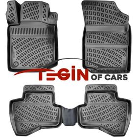 Tegin Citroen C1 2007 3D Siyah Havuzlu Paspas