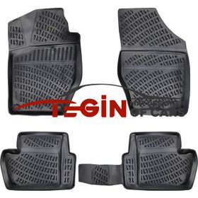 Tegin Citroen C4 2012 3D Siyah Havuzlu Paspas