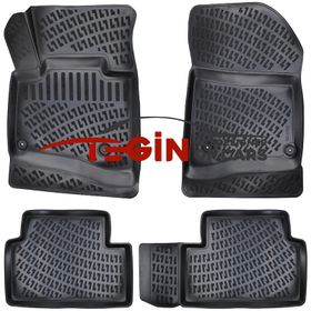 Tegin Citroen C5 2017 3D Siyah Havuzlu Paspas