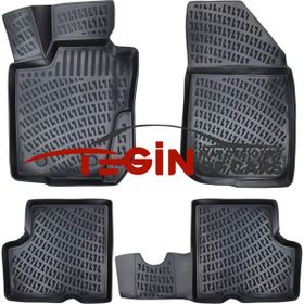 Tegin Dacia Duster 4x4 2010 3D Siyah Havuzlu Paspas
