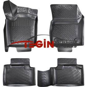 Tegin Dodge Durango 2011 3D Siyah Havuzlu Paspas