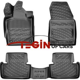 Tegin DS4 2022 3D Siyah Havuzlu Paspas