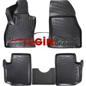 Tegin Fiat 500 L 2012-2017 3D Siyah Havuzlu Paspas
