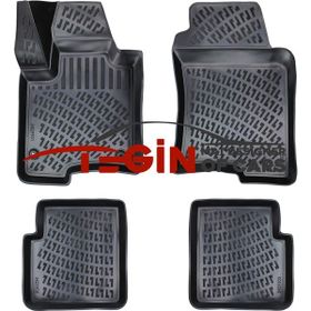 Tegin Fiat Panda 2017 3D Siyah Havuzlu Paspas
