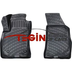 Tegin Fiat Pratico Panelvan 2 Parça 3D Havuzlu Siyah Paspas