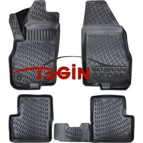 Tegin Fiat Punto Evo 2016 3D Siyah Havuzlu Paspas