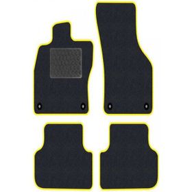 Tegin Honda Civic FB-FG 2012-2015 Hatchback Siyah Deri Sarı Kenar Paspas