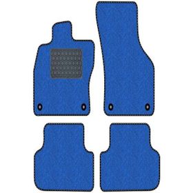 Tegin Honda Civic FK-FN 2006-2012 Hatchback Siyah Deri Mavi Kenar Paspas