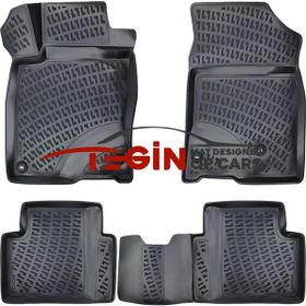 Tegin Honda Civic Sedan 2016-2021 3D Siyah Havuzlu Paspas