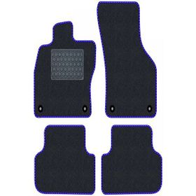 Tegin Honda Civic Vtec 01-05 Siyah Halı Mavi Kenar Petek Topuk 2250 gr Paspas
