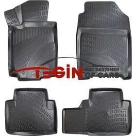 Tegin Honda Cr-V 2015 3D Siyah Havuzlu Paspas