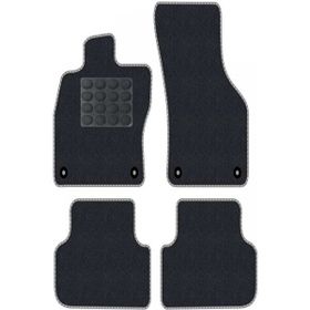 Tegin Honda Crv 2 2002-2006 Siyah Halı Gri Kenar Elipsler Topuk 2250 gr Paspas