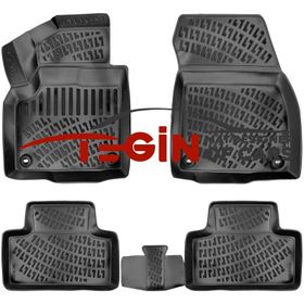 Tegin Land Rover Range Rover Evoque 3D 2016 Siyah Havuzlu Paspas