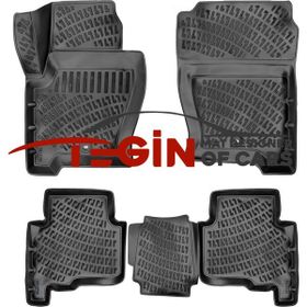 Tegin Land Rover Range Rover Sport 3D 2008 Siyah Havuzlu Paspas