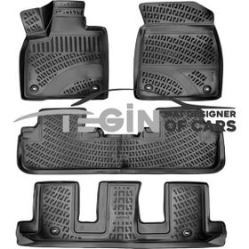 Tegin Lexus Rx-L 7K 3D 2020 Siyah Havuzlu Paspas