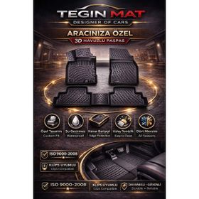 Tegin Mat Designer Of Cars Audi Q3 2011-2018 Sportback Siyah 3D Havuzlu Paspas