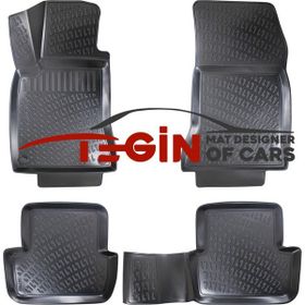 Tegin Mercedes GLA 3D 2016 Siyah Havuzlu Paspas