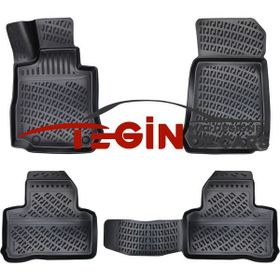 Tegin Mercedes GLC 3D 2016 Siyah Havuzlu Paspas