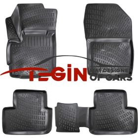 Tegin Mitsubishi ASX 3D 2016 Siyah Havuzlu Paspas