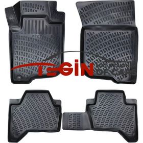Tegin Mitsubishi L200 3D 2016 Siyah Havuzlu Paspas