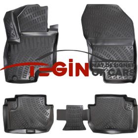 Tegin Mitsubishi Outlander 3D 2016 Siyah Havuzlu Paspas