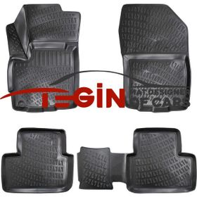 Tegin Mitsubishi Outlander Sport 3D 2016 Siyah Havuzlu Paspas