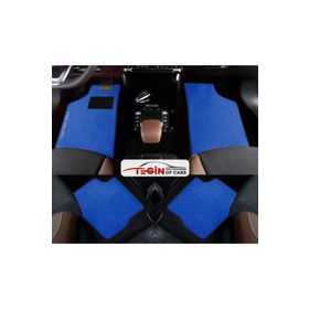 Tegin Renault Megane 3 Cabrio 2010-2015 Prime Siyah Halı Mavi Kenar Halı Paspas